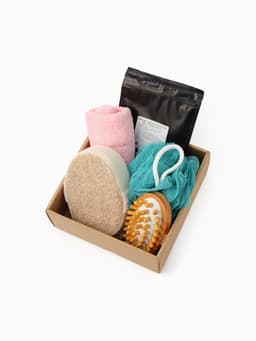 Подарочный набор «Этель» Drama queen, полотенце 30×60 см, мочалка, массажёр