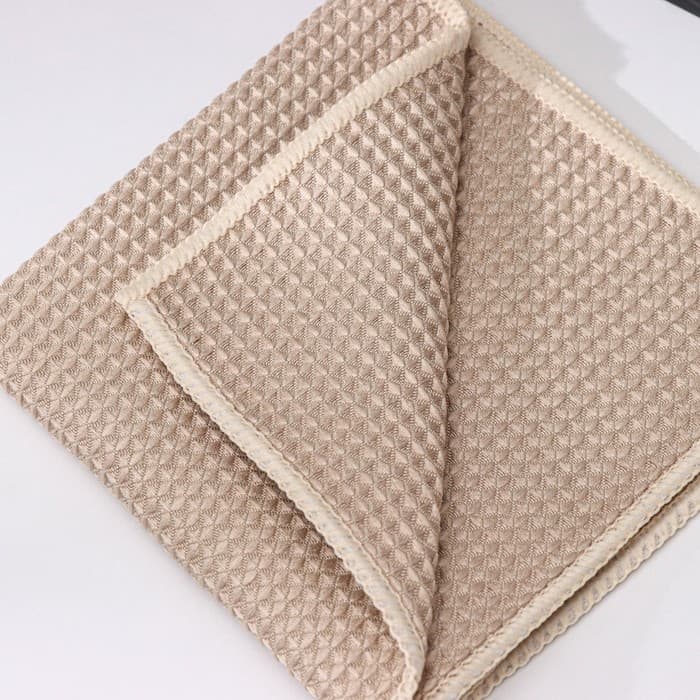 Салфетка для уборки «Сапфир», 30×30 см, микрофибра, бежевая