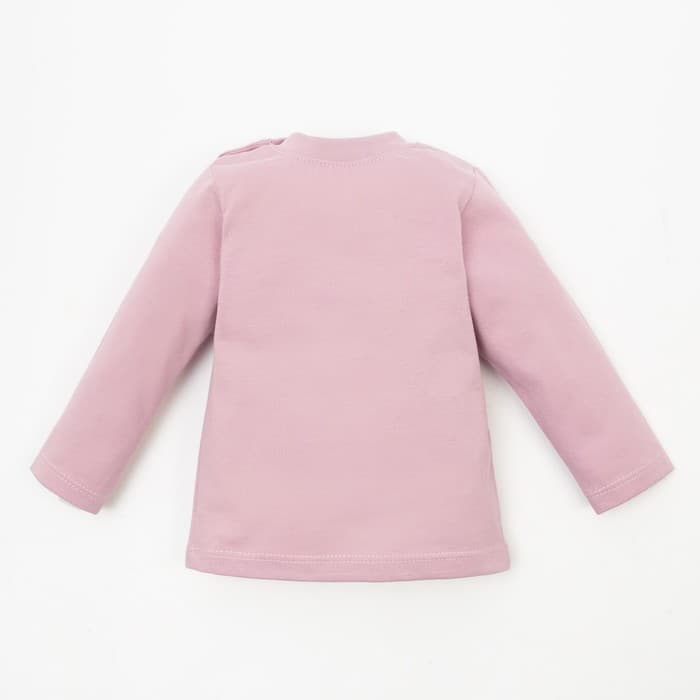 Лонгслив «Крошка Я» BASIC LINE, рост 62-68 см, розовый