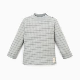 Лонгслив «Крошка Я» BASIC LINE, рост 62-68 см, полоска серая