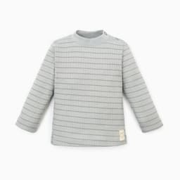 Лонгслив «Крошка Я» BASIC LINE, рост 62-68 см, полоска серая