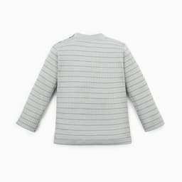 Лонгслив «Крошка Я» BASIC LINE, рост 62-68 см, полоска серая