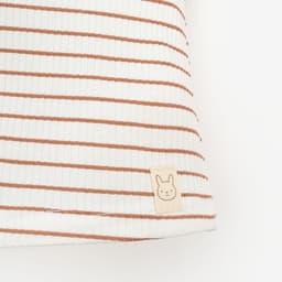 Лонгслив «Крошка Я» BASIC LINE, рост 62-68 см, полоска бежевая