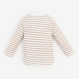 Лонгслив «Крошка Я» BASIC LINE, рост 68-74 см, полоска бежевая