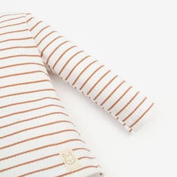 Лонгслив «Крошка Я» BASIC LINE, рост 74-80 см, полоска бежевая