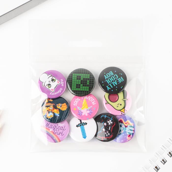 Значок металлический, закатной «Детский», 25 мм, МИКС