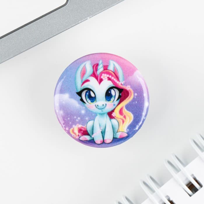 Значок металлический, закатной «Детский», 25 мм, МИКС