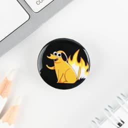 Значок металлический, закатной «Треш персонажи», d=2.5 см, МИКС