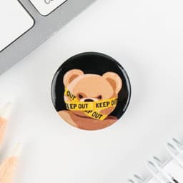 Значок металлический, закатной «Треш персонажи», d=2.5 см, МИКС