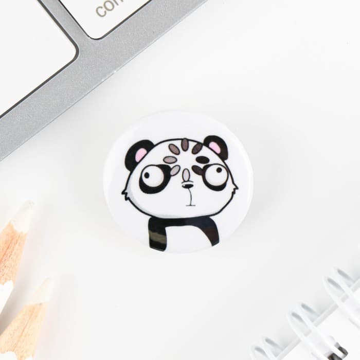 Значок металлический, закатной «Треш персонажи», d=2.5 см, МИКС