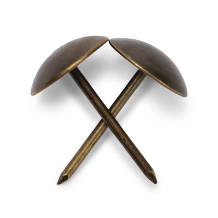 Гвозди ТУНДРА, декоративные, обивочные, 10×18.5 мм, бронза, 100 шт.