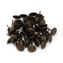 Гвозди ТУНДРА, декоративные, обивочные, 10×18.5 мм, бронза, 100 шт.