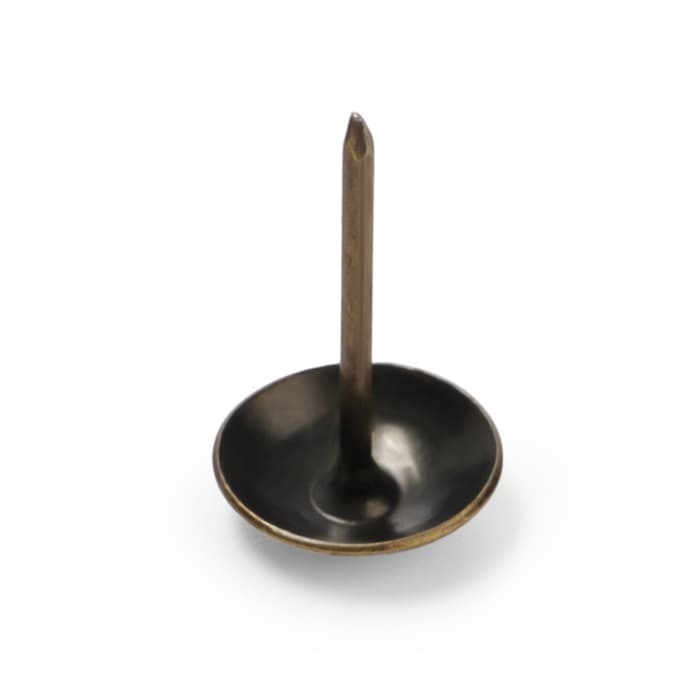 Гвозди ТУНДРА, декоративные, обивочные, 10×18.5 мм, бронза, 100 шт.