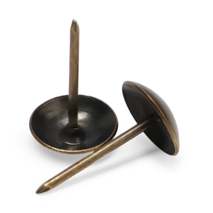 Гвозди ТУНДРА, декоративные, обивочные, 10×18.5 мм, бронза, 100 шт.