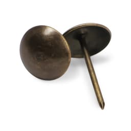 Гвозди ТУНДРА, декоративные, обивочные, 10×18.5 мм, бронза, 100 шт.