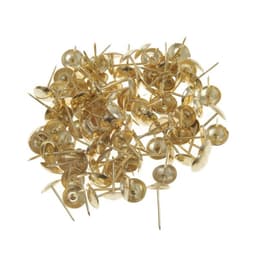 Гвозди ТУНДРА, декоративные, обивочные, 10×18.5 мм, золото, 100 шт.