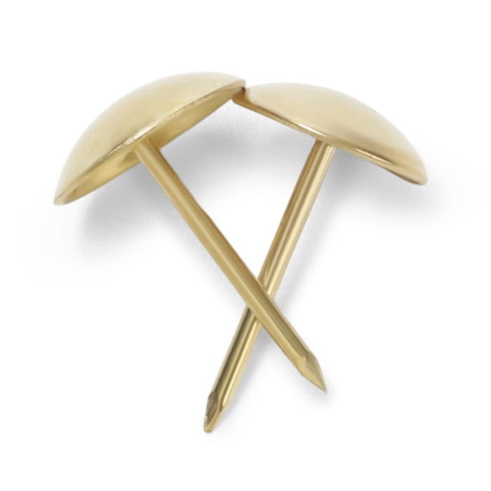 Гвозди ТУНДРА, декоративные, обивочные, 10×18.5 мм, золото, 100 шт.