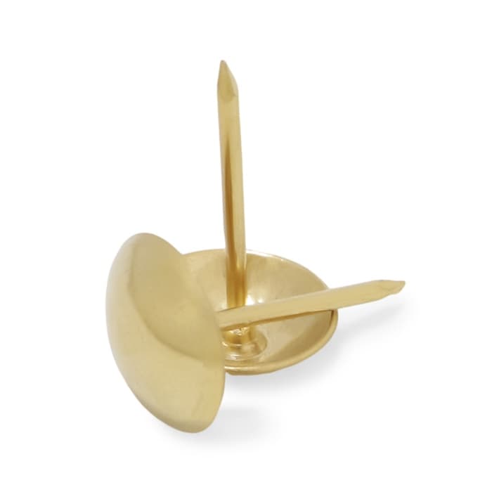 Гвозди ТУНДРА, декоративные, обивочные, 10×18.5 мм, золото, 100 шт.