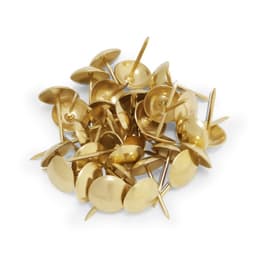 Гвозди ТУНДРА, декоративные, обивочные, 10×18.5 мм, золото, 100 шт.