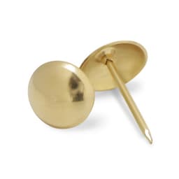 Гвозди ТУНДРА, декоративные, обивочные, 10×18.5 мм, золото, 100 шт.