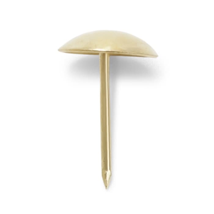 Гвозди ТУНДРА, декоративные, обивочные, 10×18.5 мм, золото, 100 шт.