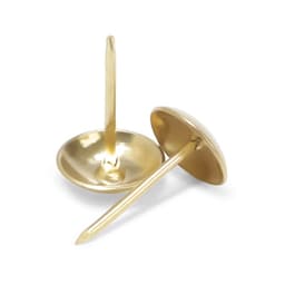 Гвозди ТУНДРА, декоративные, обивочные, 10×18.5 мм, золото, 100 шт.