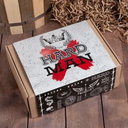 Набор подарочный «Этель» Hard man, полотенце 30×60 см, мочалка, расчёска