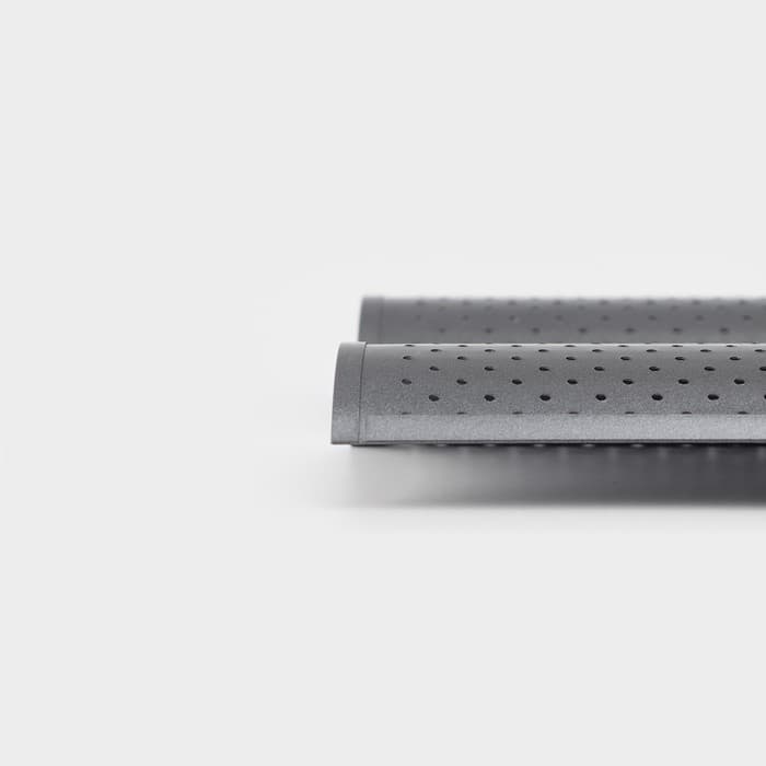 Форма для выпечки Доляна «Хлеб. Багет», 38×16.5×2.5 см, перфорированная, антипригарное покрытие