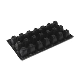 Кассета для рассады, 21 ячейка по 150 мл, пластик, чёрная, 54×28×7 см, Greengo