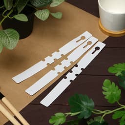 Бирки-петельки садовые, для маркировки растений, 21×2 см, набор 20 шт., пластик, МИКС, Greengo