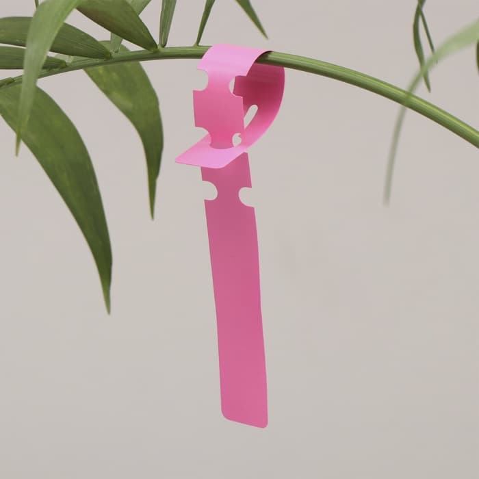 Бирки-петельки садовые, для маркировки растений, 21×2 см, набор 20 шт., пластик, МИКС, Greengo