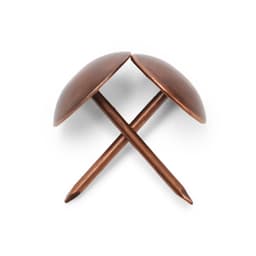 Гвозди ТУНДРА, декоративные, обивочные, 10×18.5 мм, медь, 100 шт.