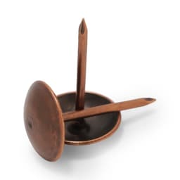 Гвозди ТУНДРА, декоративные, обивочные, 10×18.5 мм, медь, 100 шт.