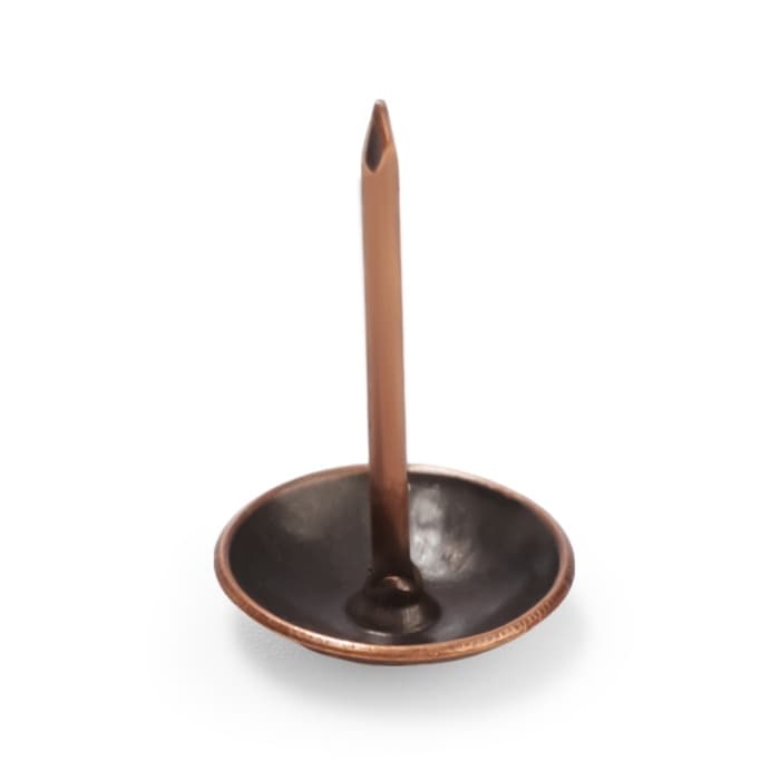 Гвозди ТУНДРА, декоративные, обивочные, 10×18.5 мм, медь, 100 шт.