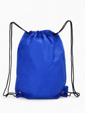 Мешок для обуви на шнурке, синий