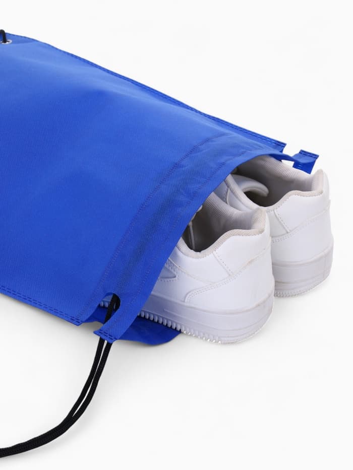 Мешок для обуви на шнурке, синий