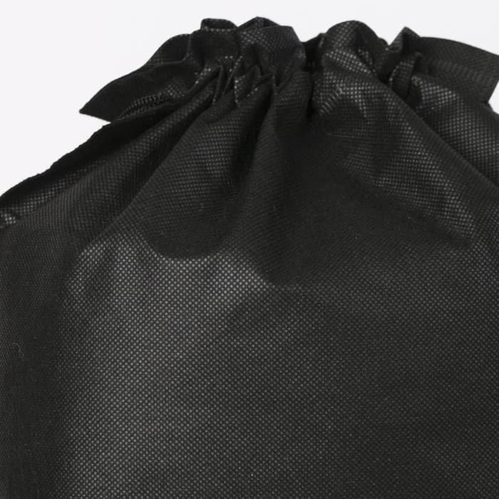 Мешок для обуви на шнурке, размер 35×0.5×40 см, чёрный