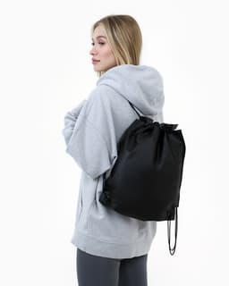 Мешок для обуви на шнурке, размер 35×0.5×40 см, чёрный