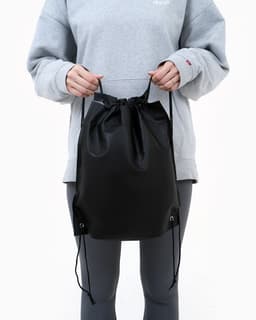 Мешок для обуви на шнурке, размер 35×0.5×40 см, чёрный