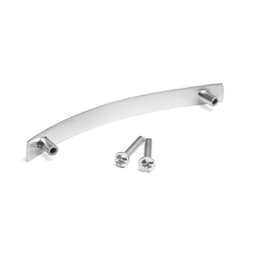 Ручка-скоба мебельная ТУНДРА (мод.1012-96), м/о 96 мм, цвет матовый хром