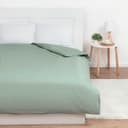 Пододеяльник евро «Этель» Plain collection, 200×215 см, поплин, зелёный