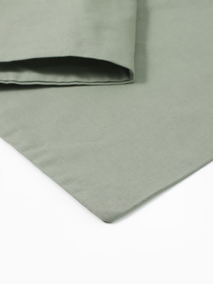 Пододеяльник евро «Этель» Plain collection, 200×215 см, поплин, зелёный