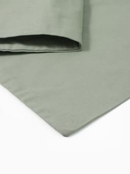 Пододеяльник евро «Этель» Plain collection, 200×215 см, поплин, зелёный