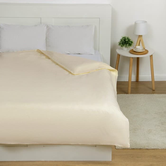 Пододеяльник 2-спальный «Этель», 175×215 см, поплин, молочный