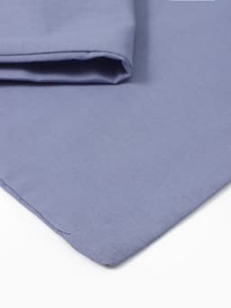 Пододеяльник евро «Этель» Plain collection, 200×215 см, поплин, голубой