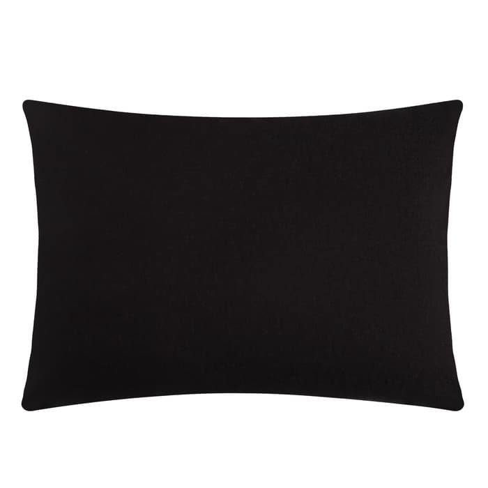 Наволочка «Этель» Plain collection, 50×70 см, чёрная, поплин, хлопок 100%