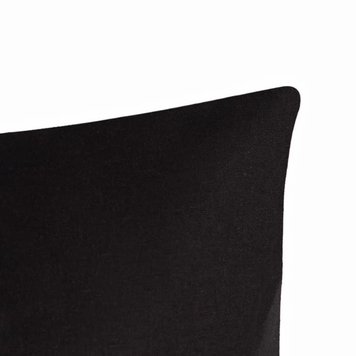 Наволочка «Этель» Plain collection, 50×70 см, чёрная, поплин, хлопок 100%