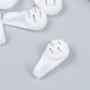 Крючок универсальный, пластик, металл, набор 5 шт., 3×1.5 см