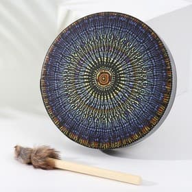 Шаманский бубен «Мозаика», музыкальный инструмент, с колотушкой, 5×25×25 см