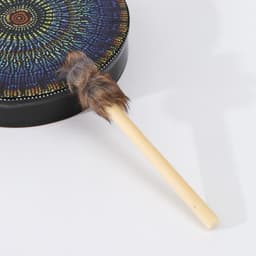 Шаманский бубен «Мозаика», музыкальный инструмент, с колотушкой, 5×25×25 см